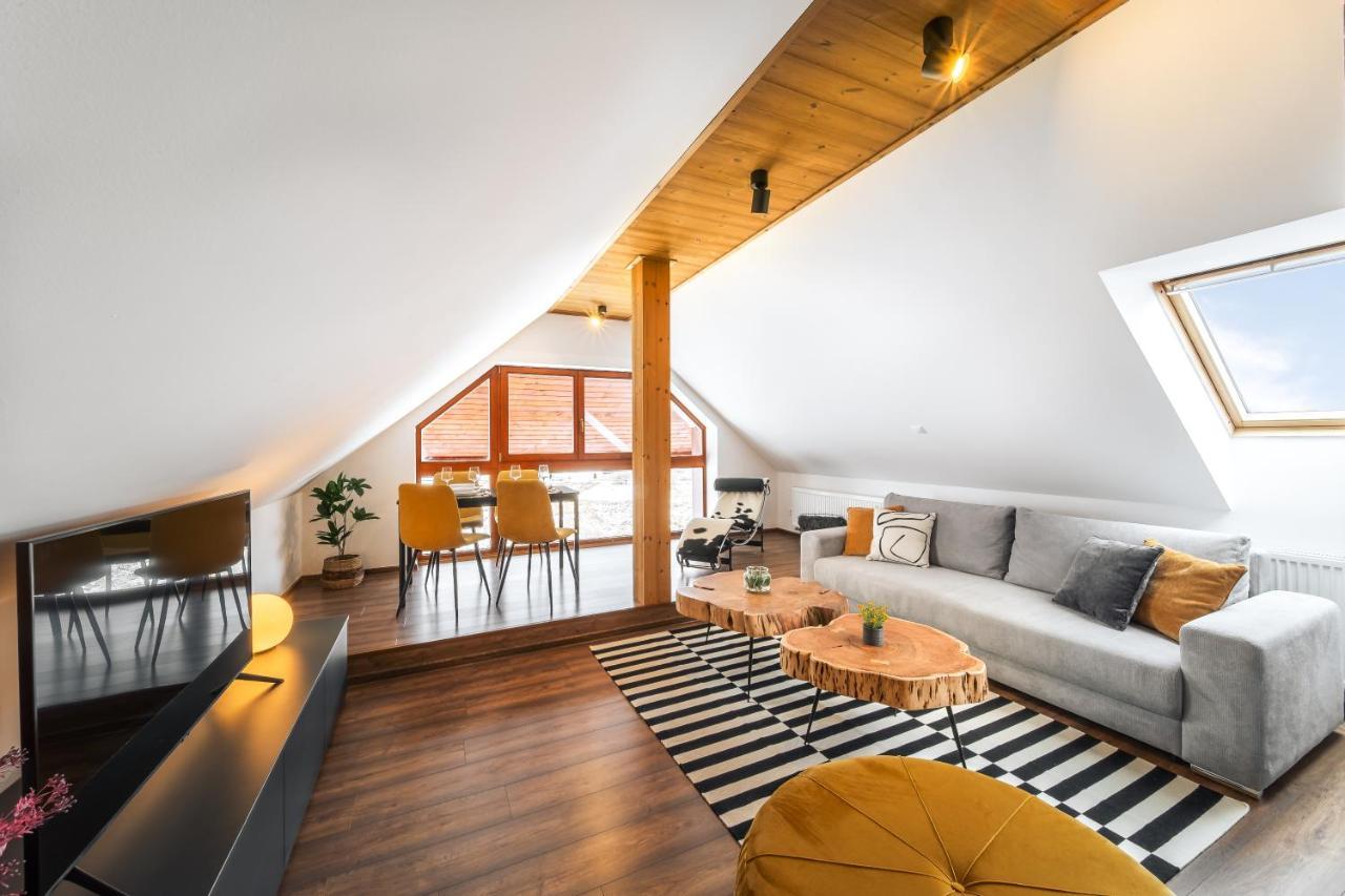 Cozy Mountain Attic Apartment In High Tatras ヴェルカー・ロムニツァ エクステリア 写真