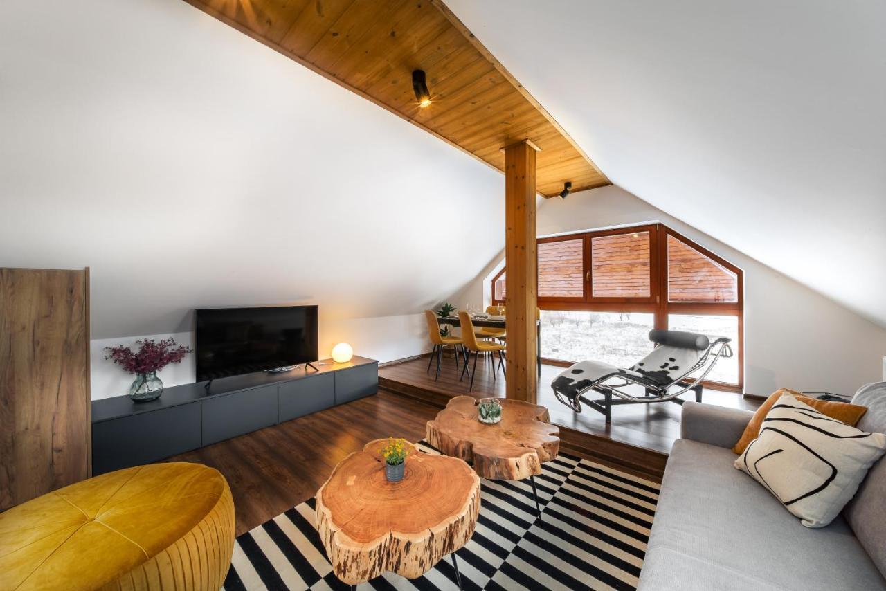 Cozy Mountain Attic Apartment In High Tatras ヴェルカー・ロムニツァ エクステリア 写真